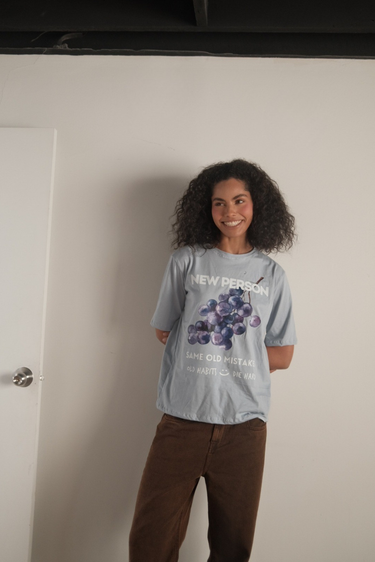 CAMISETA OVERDOSE - NEW PERSON AZUL