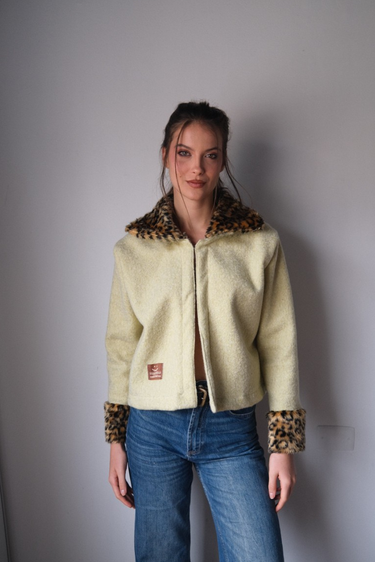 CHAQUETA LEOPARDO VERDE