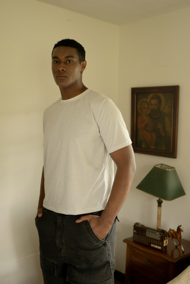 CAMISETA BOXY- RAYAS