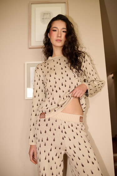 PANTALON TEJIDO AGUA CRUDO