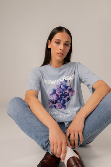 CAMISETA OVERDOSE - NEW PERSON AZUL