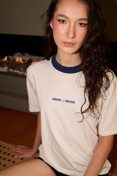 CAMISETA CORTA DRINK WATER