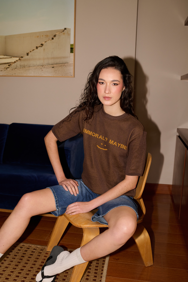 CAMISETA TEJIDA IMMORAL CAFE